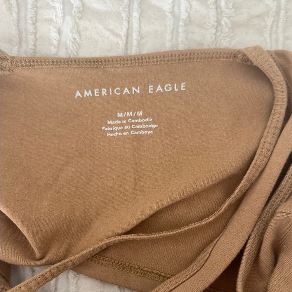 American Eagle Outfitters Brown Crop Top - Picture 3 of 3